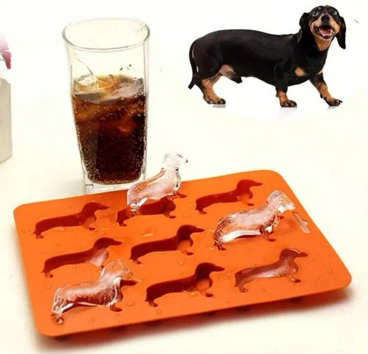 Dachshund ice cube tray