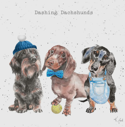 Dachshund card